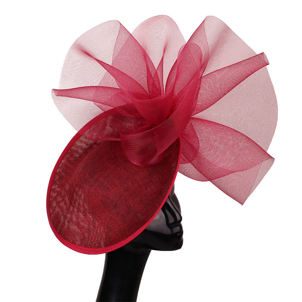 british fuchsia black white macy's fascinator kentucky derby hat accessories cocktail evening wedding tea party women kenya