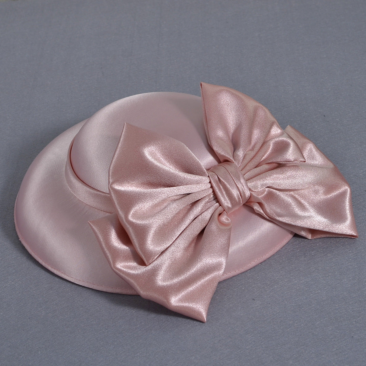 women satin wedding hat