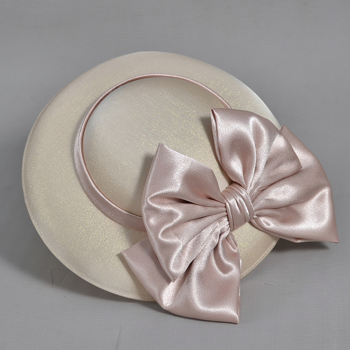 women satin wedding hat