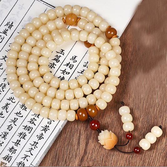 handmade boho 108 genuine bodhi seed beads mala in buddhism for buddhist prayer beads yoga meditations