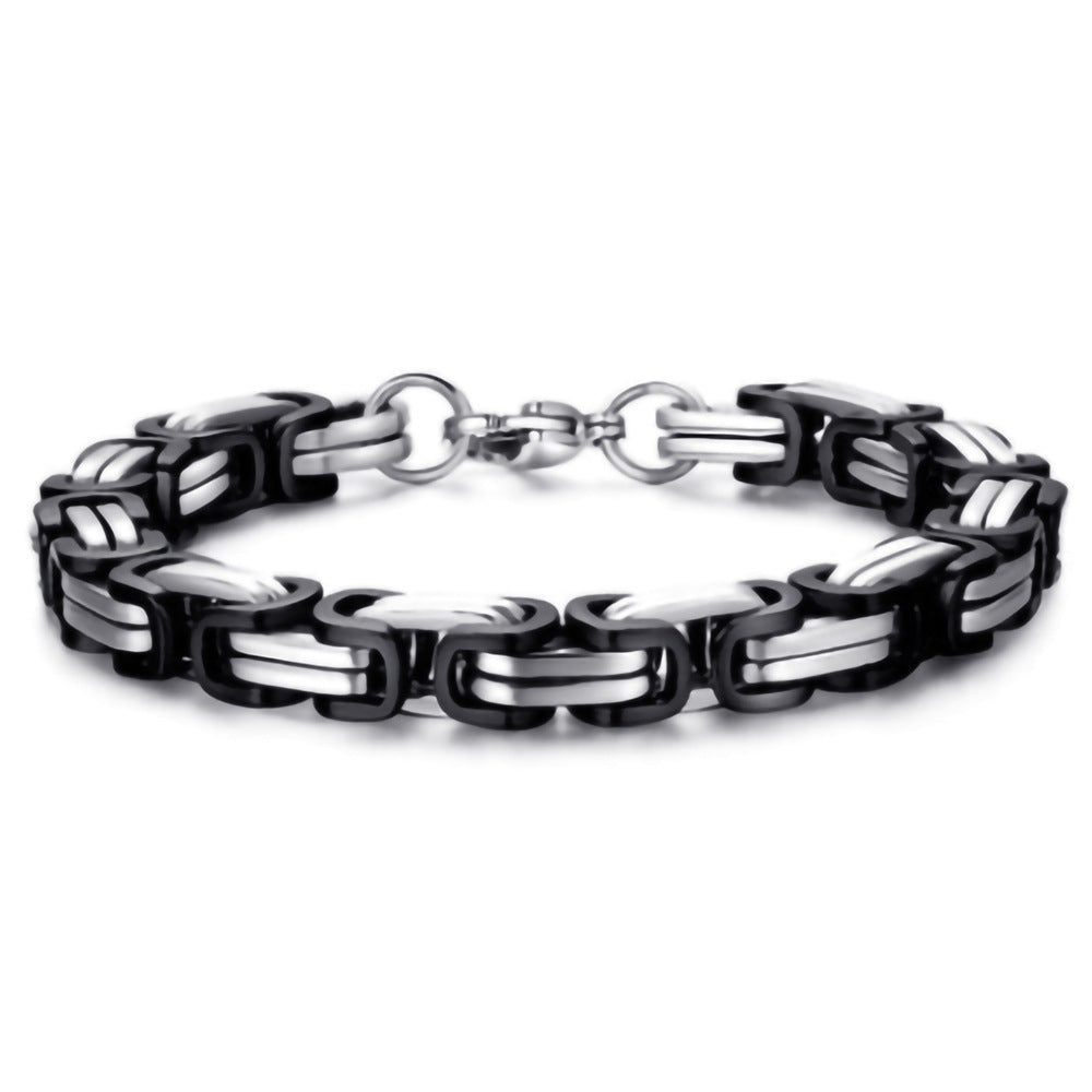 stainless steel 8mm thick chunky Motorcycle chain jewelry men king chains bracelet unisex men and women