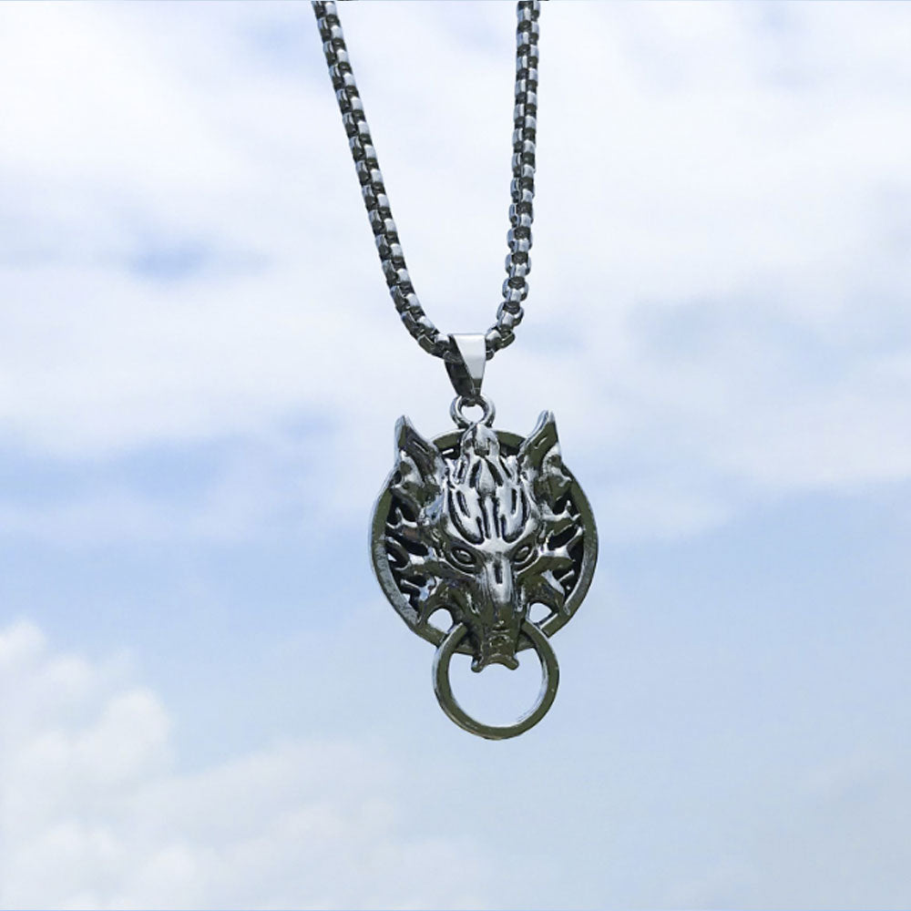 goth brass alloy angle wing gun robert cross dollar tree of life charm pendant necklace stainless steel chain jewelry