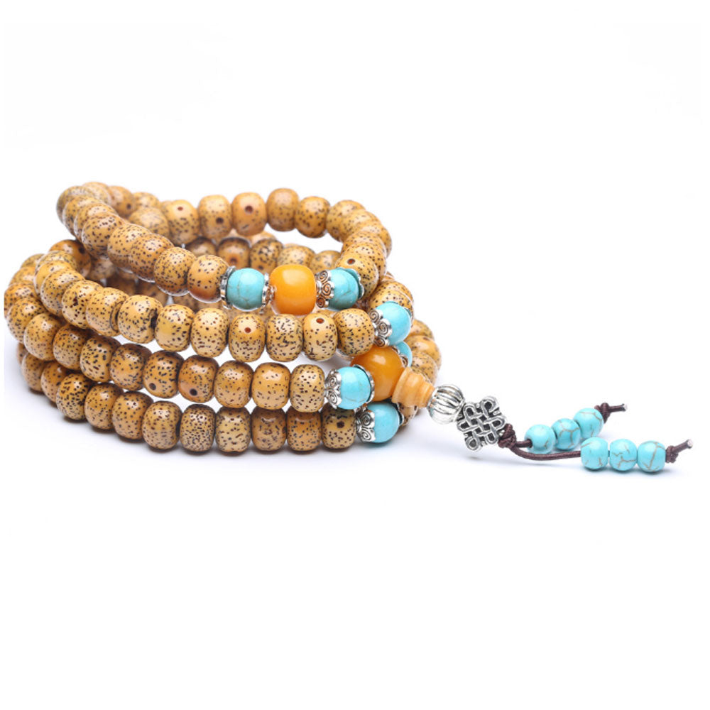 handmade serenity moonstar bodhi beads 108 mala prayer meditation bead bracelet necklace jewelry