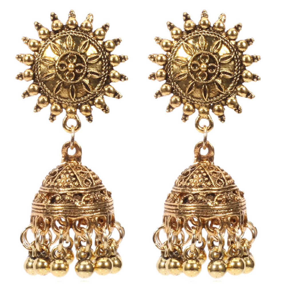 kashmiri jhumka cheap fashion Royal Bling South Indian Traditional Jewellery Fancy party WEAR Fashion Umbrella jumka earring