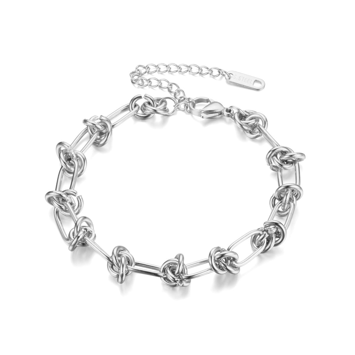 wholesale stainless steel knots chain bracelet jewelry women china wholesaler supplier